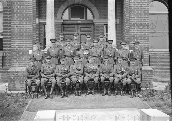 Officers' group, Queen's Royal Regiment, c1935. Creator: Kirk & Sons of Cowes.