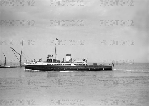 The motor vessel 'Medina' under way, 1932. Creator: Kirk & Sons of Cowes.