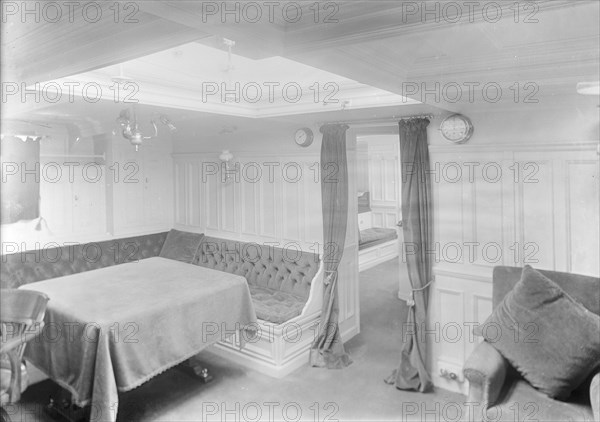 Salon on 'Drum Wen', 1920. Creator: Kirk & Sons of Cowes.