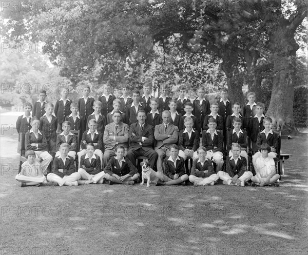 Group portrait, c1935.  Creator: Kirk & Sons of Cowes.