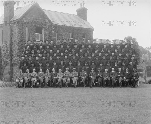 Group portrait, c1935.  Creator: Kirk & Sons of Cowes.