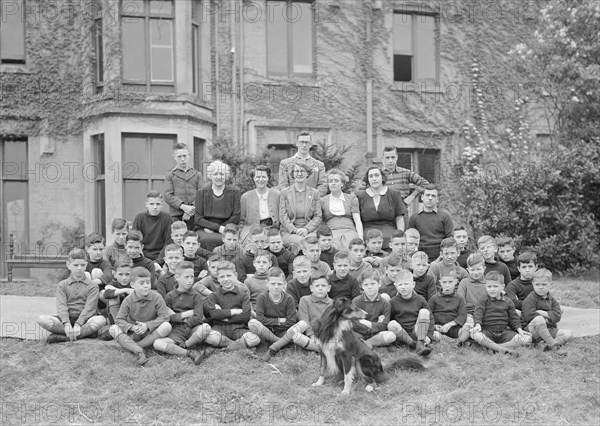 Group portrait, c1935.  Creator: Kirk & Sons of Cowes.