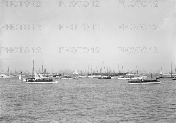 Cowes Roadstead, 1925. Creator: Kirk & Sons of Cowes.