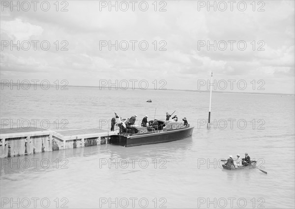 Royal Motor Barge, possibly Isle of Wight, c1939. Creator: Kirk & Sons of Cowes.