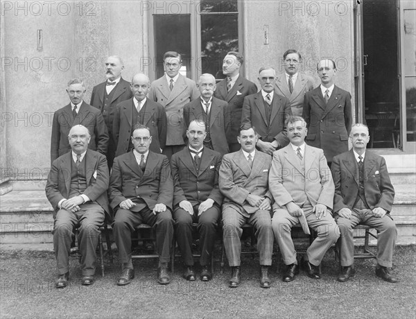 Group portrait, c1935. Creator: Kirk & Sons of Cowes.