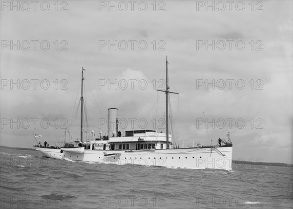 Unknown vessel underway. Creator: Kirk & Sons of Cowes.