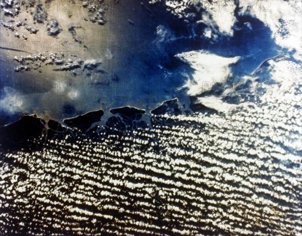 Earth from space - east coast of the USA, c1980s. Creator: NASA.