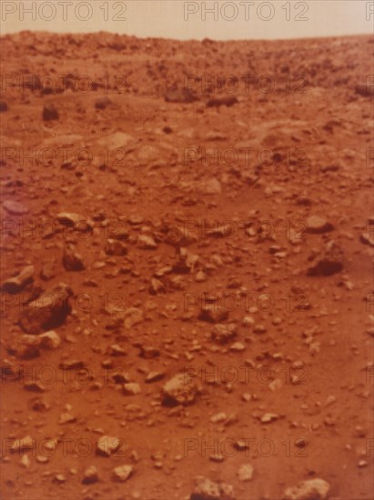 Martian planet surface, Viking 1 Mission to Mars, 1976. Creator: NASA.