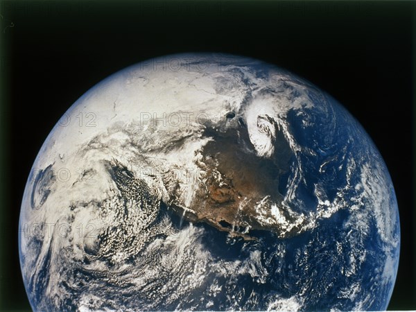 North and Central America from Apollo 16, 16 April 1972. Creator: NASA.