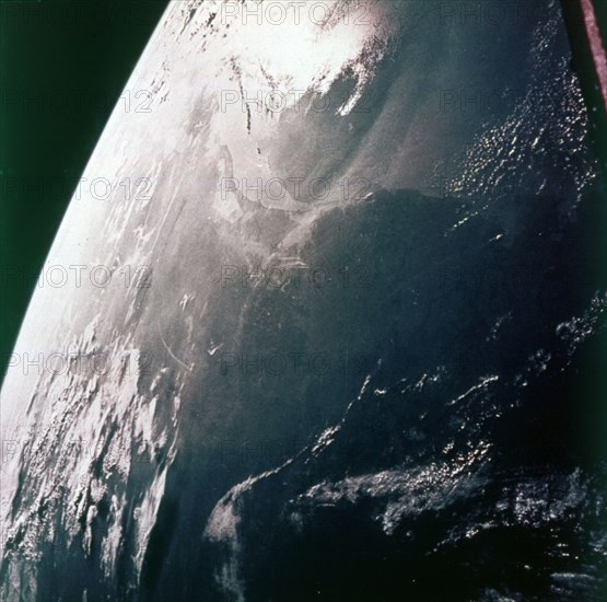 Earth from space - the Gulf coast, Houston and Galveston Bay, USA, c1980s. Creator: NASA.