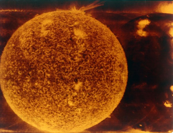Solar eruption, 10 June 10 1973. Creator: NASA.