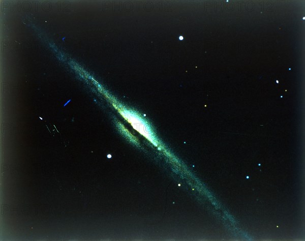 The Needle Galaxy in Coma Berenices. Creator: NASA.