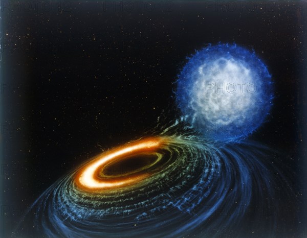 Black Hole, artist's concept. Creator: NASA.
