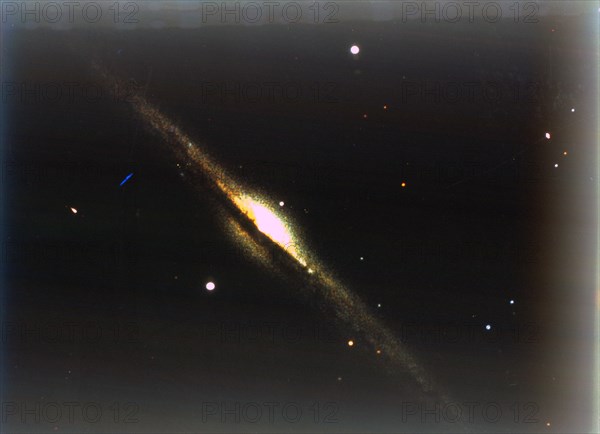 The Needle Galaxy in Coma Berenices. Creator: NASA.