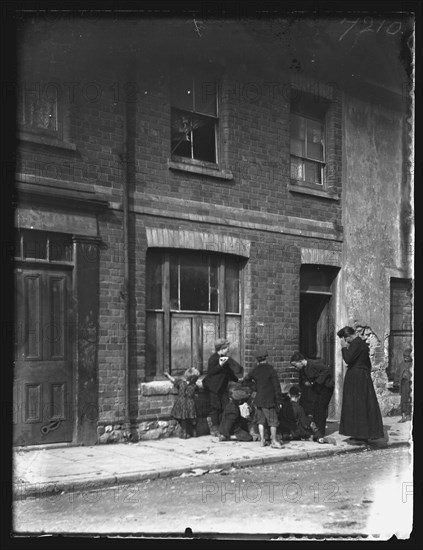 Nora Street, Cardiff, 1893. Creator: William Booth.