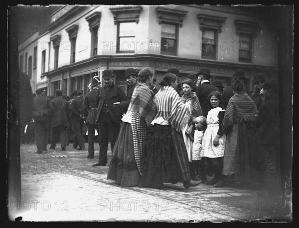 Corner of Custom House Street and Bute Street, Cardiff, 1892. Creator: William Booth.