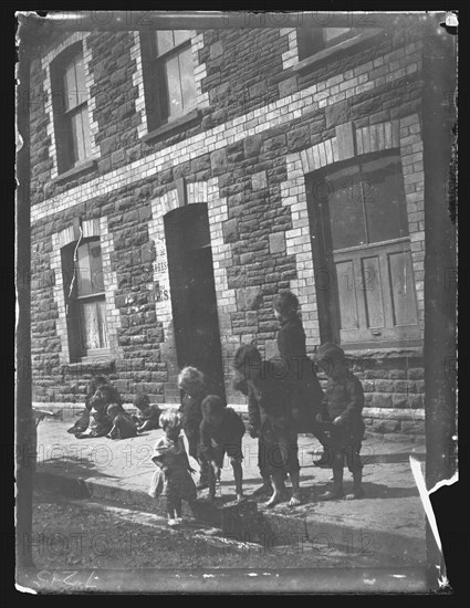 Nora Street, Cardiff, 1893. Creator: William Booth.