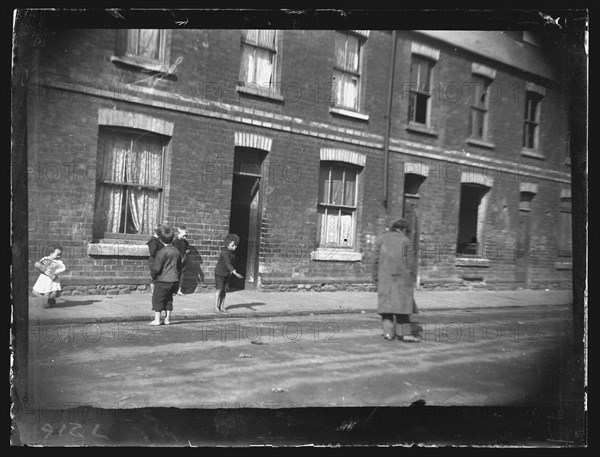 Nora Street, Cardiff, 1892. Creator: William Booth.