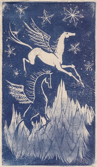 Pegasus, c1950. Creator: Shirley Markham.