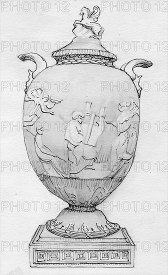 'Wedgewood vase, 1786', (1950). Pegasus Vase Creator: Shirley Markham.