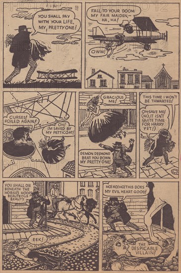 'Desperate Desmond', cartoon strip, c1955.  Creator: Shirley Markham.