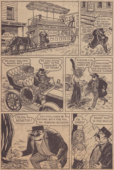 'Desperate Desmond', cartoon strip, c1955.  Creator: Shirley Markham.