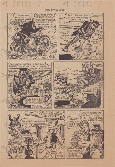 'Desperate Desmond', cartoon strip, c1955. Creator: Shirley Markham.