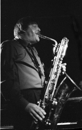 John Surman, Ronnie Scott's, Soho, London, April 1989. Creator: Brian O'Connor.