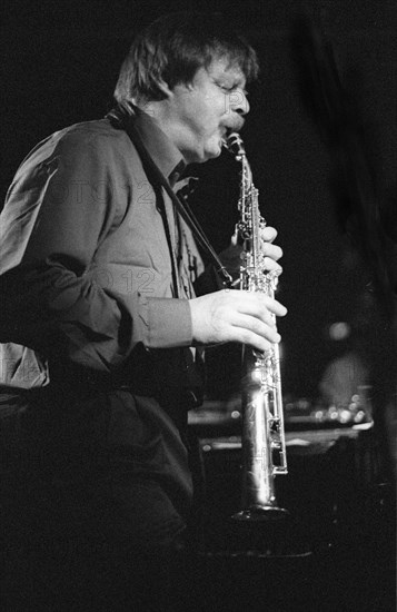 John Surman, Ronnie Scott's, Soho, London, April 1989. Creator: Brian O'Connor.