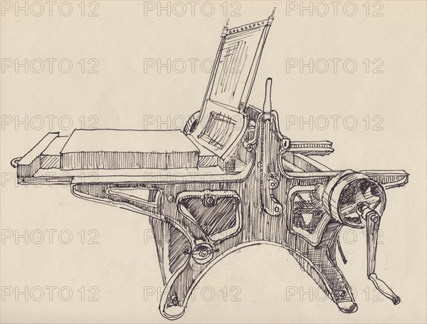 'Litho-press', 1951.  Creator: Shirley Markham.