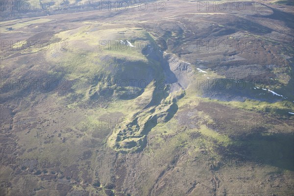 Quarrying and mining, Reeth Low Moor, North Yorkshire, 2014