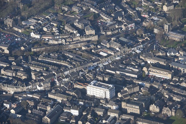 Town centre and High Street, Skipton, North Yorkshire, 2014
