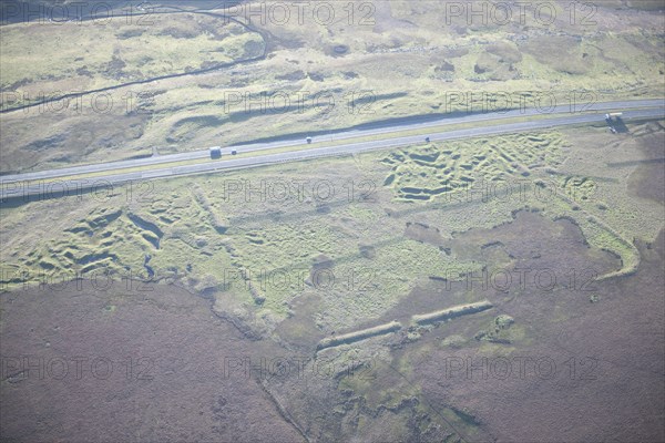 Rey Cross Roman temporary camp, County Durham, 2014