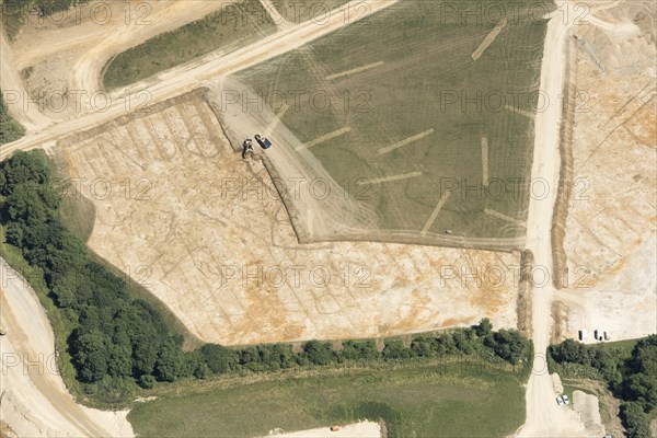 Possible Prehistoric or Roman settlement near Witney, Oxfordshire, 2018