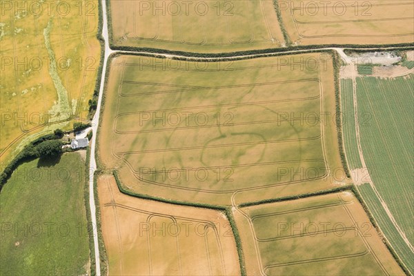 Prehistoric settlement, Lansallos, Cornwall, 2018