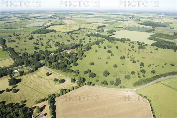 Parkland surrounding the former Scrivelsby Court, Scrivelsby, Lincolnshire, 2018