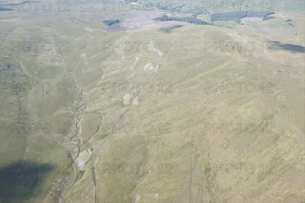 Spoil heaps and trackway, Blea Moor Tunnel, North Yorkshire, 2014