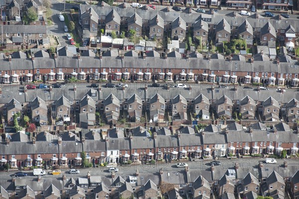 Terraced housing, York, North Yorkshire, 2014