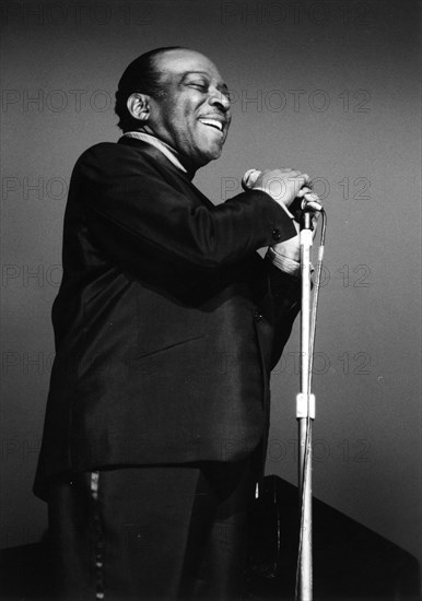 Count Basie on stage, 1970s.