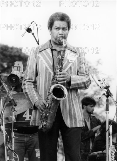 Frank Foster, Capital Jazz Festival, Knebworth, Herts, July 1982.