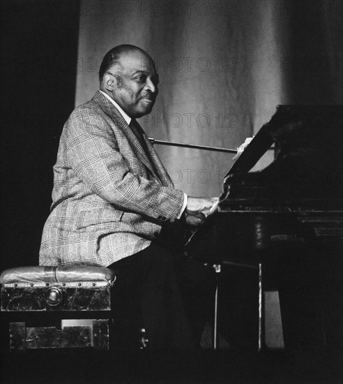 Count Basie on stage, 1960s.