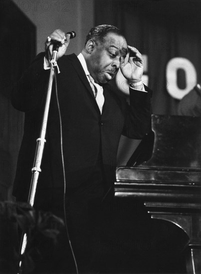 Count Basie on stage, Chatham, Kent, 1967.