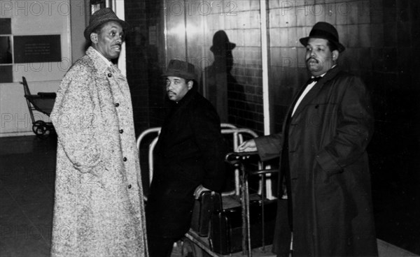 Nat and Cannonball Adderley, Royal Festival Hall, London, 1960.