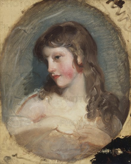 Study of a girl, c1800.