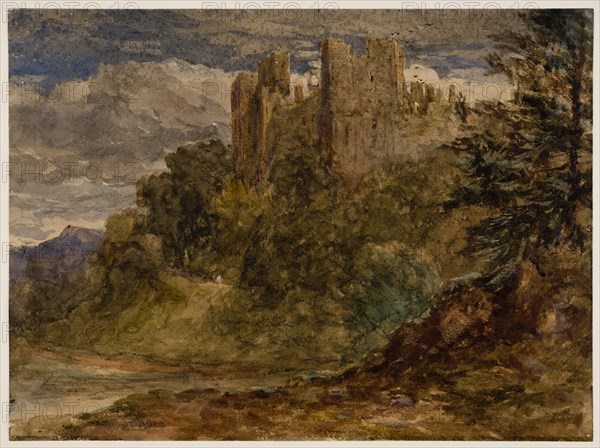 Ludlow Castle, 19th century.