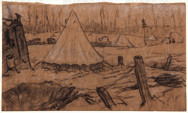 A Group of Tents, c1914.