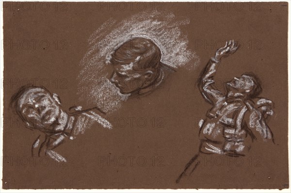 Studies for 'Mametz Wood', c1916.