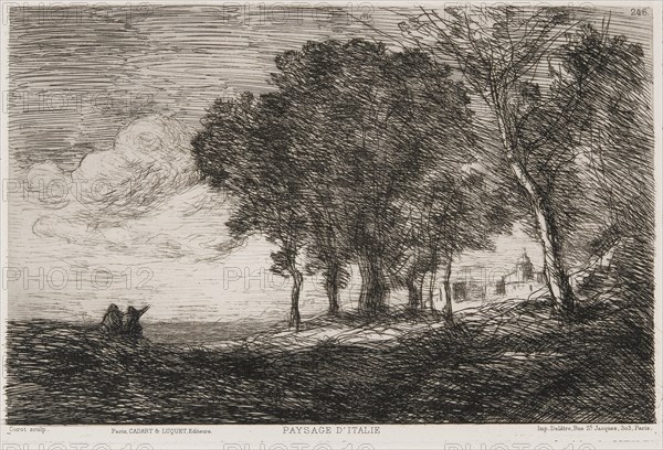 Italian Landscape, c1865.