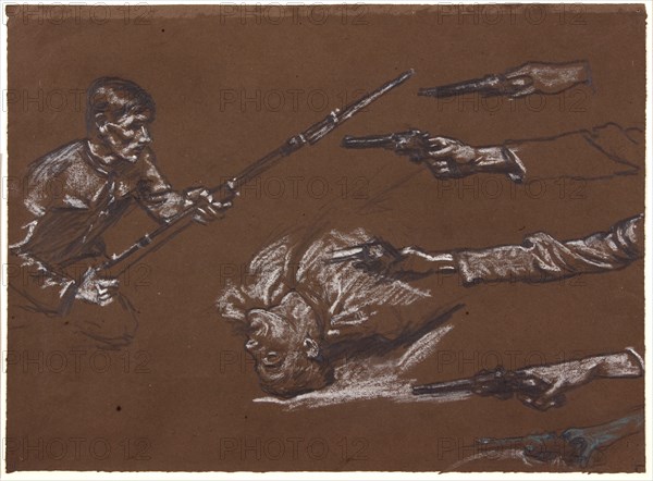 Studies for 'Mametz Wood', c1916.