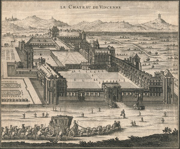 Le Chateau De Vincenne', 1723.